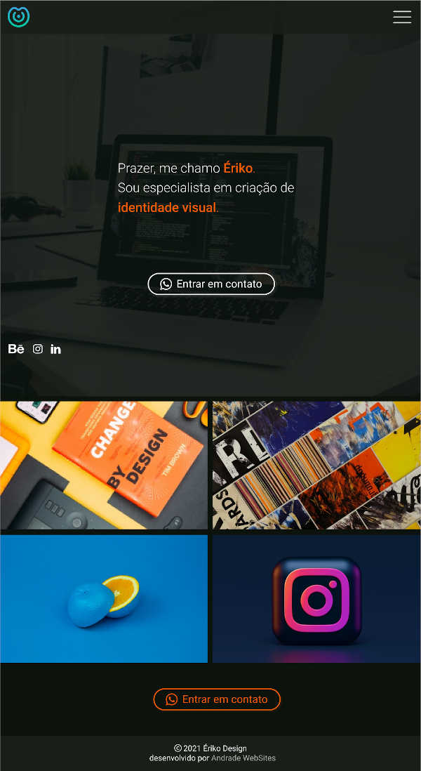 criação de sites - site catalogo para empresa de embalagens